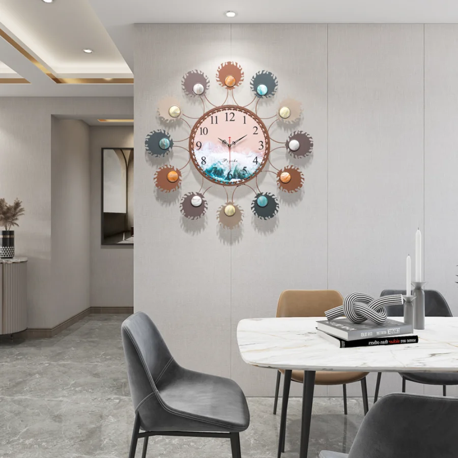 Luxury Wall Clock Living Room Gift Round Quartz Wall Clock Decoration Colorful Modern Fashion Nordic Silent Horloge Wall Decor
Luxury Wall Clock Living Room Gift Round Quartz Wall Clock Decoration Colorful Modern Fashion Nordic Silent Horloge Wall Decor