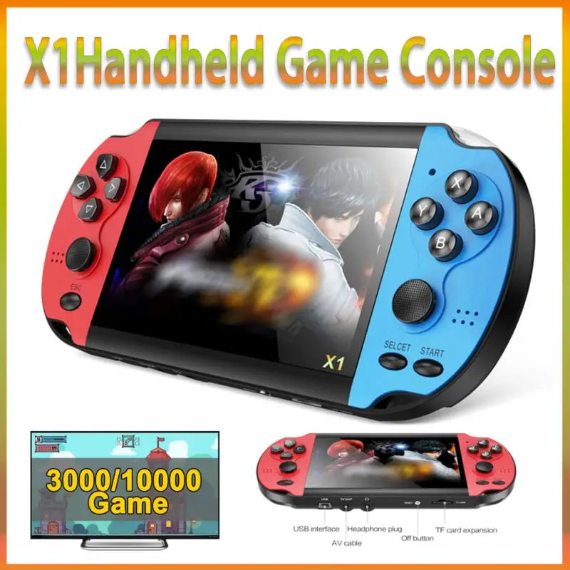 Newest X1 Plus Retro Handheld Video Game Console Built-in 13000+Classic Games 4.3 Inch Portable Dual-Shake Game Players Newest
Newest X1 Plus Retro Handheld Video Game Console Built-in 13000+Classic Games 4.3 Inch Portable Dual-Shake Game Players Newest