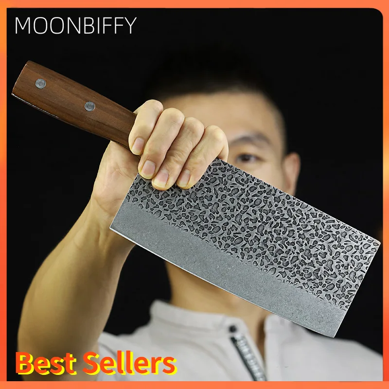 Quality Handmade Kitchen Knives 7Cr17mov Stainless Steel Cleaver Hand Forged Cooking Knifes Chef Slicing Chopping Cocina Nakiri
Quality Handmade Kitchen Knives 7Cr17mov Stainless Steel Cleaver Hand Forged Cooking Knifes Chef Slicing Chopping Cocina Nakiri