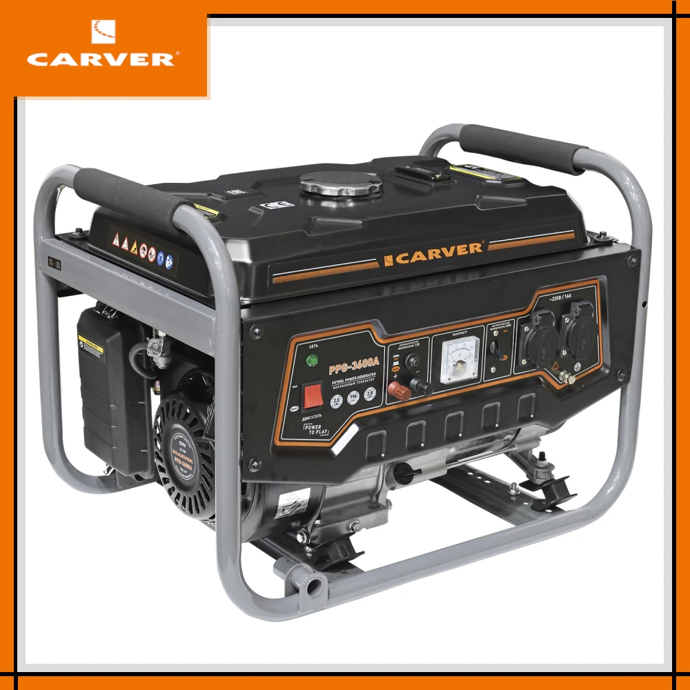 Генератор бензиновый Carver PPG-3600 | Строительство и ремонт