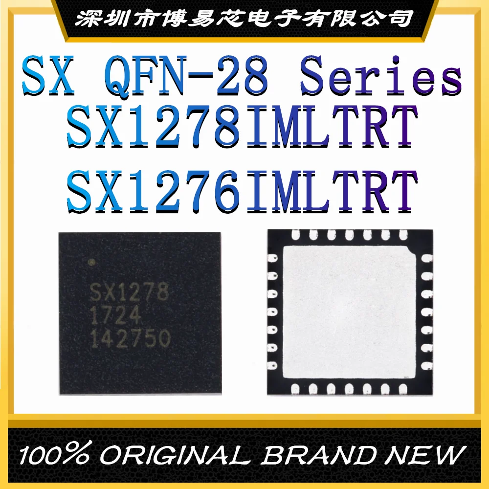 

SX1278IMLTRT SX1276IMLTRT New original authentic wireless radio frequency transceiver chip IC QFN-28