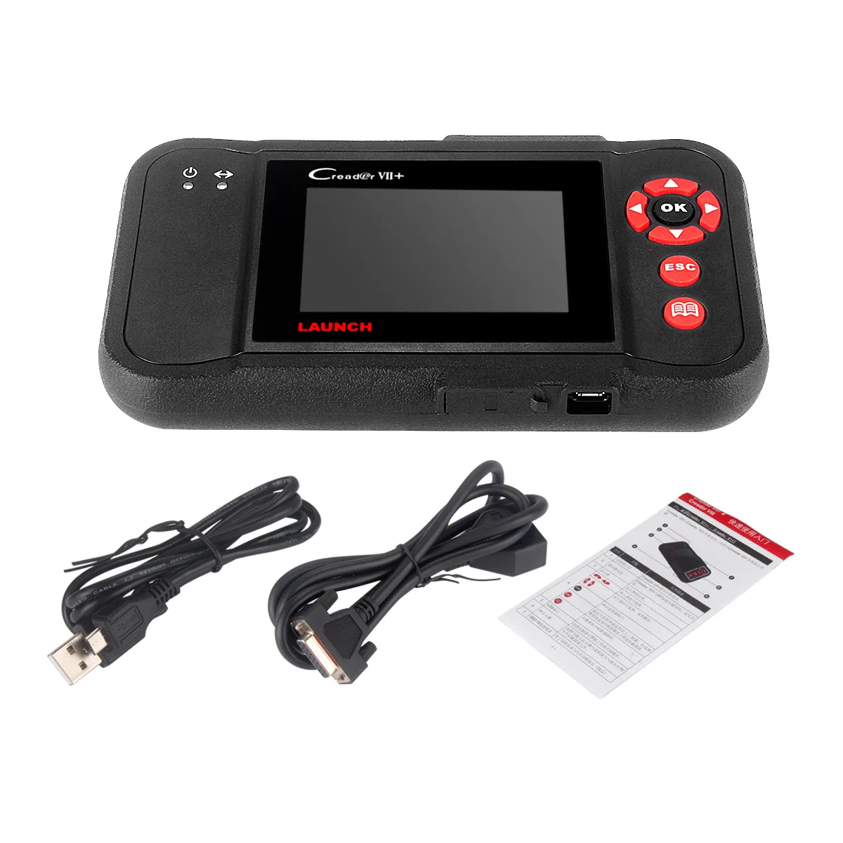 Original Launch Creader VII+ OBD Scanner 4 System Auto Code Reader for ABS SRS Transmission and Engine Same as Creader CRP123
Original Launch Creader VII+ OBD Scanner 4 System Auto Code Reader for ABS SRS Transmission and Engine Same as Creader CRP123
