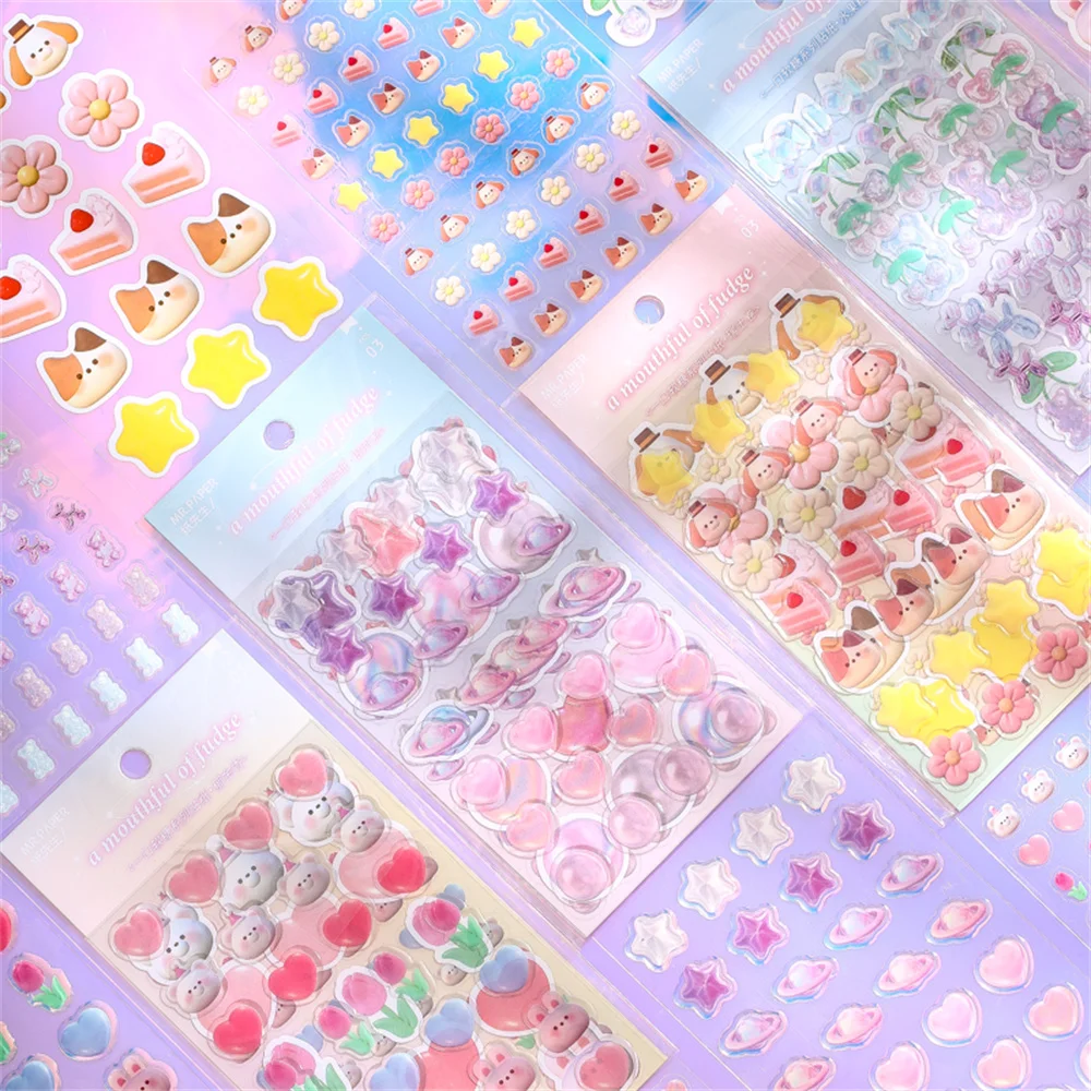 Cute Flowers Stickers Scrapbooking Adhesive Background Decoration Album Journal DIY 3sheets Stationery Stickers
Cute Flowers Stickers Scrapbooking Adhesive Background Decoration Album Journal DIY 3sheets Stationery Stickers