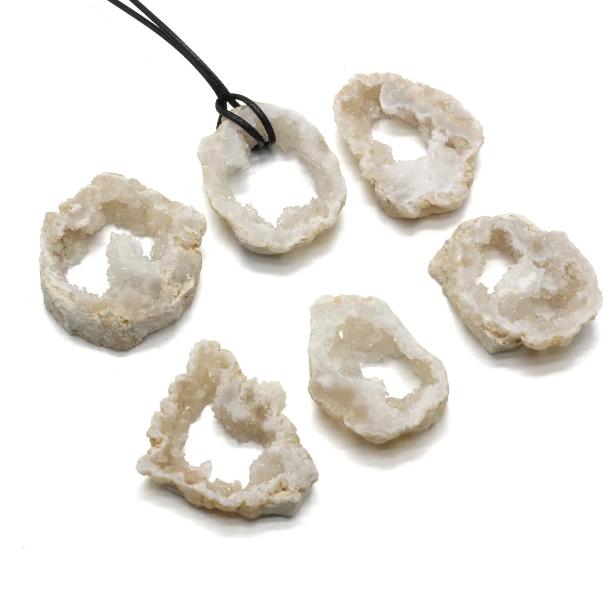 12PCNatural Stone Agate Crystal Cluster Slice Pendant Necklace For Jewelry MakingDIY Necklace Accessories Gems Charm Gift30x40mm
12PCNatural Stone Agate Crystal Cluster Slice Pendant Necklace For Jewelry MakingDIY Necklace Accessories Gems Charm Gift30x40mm
