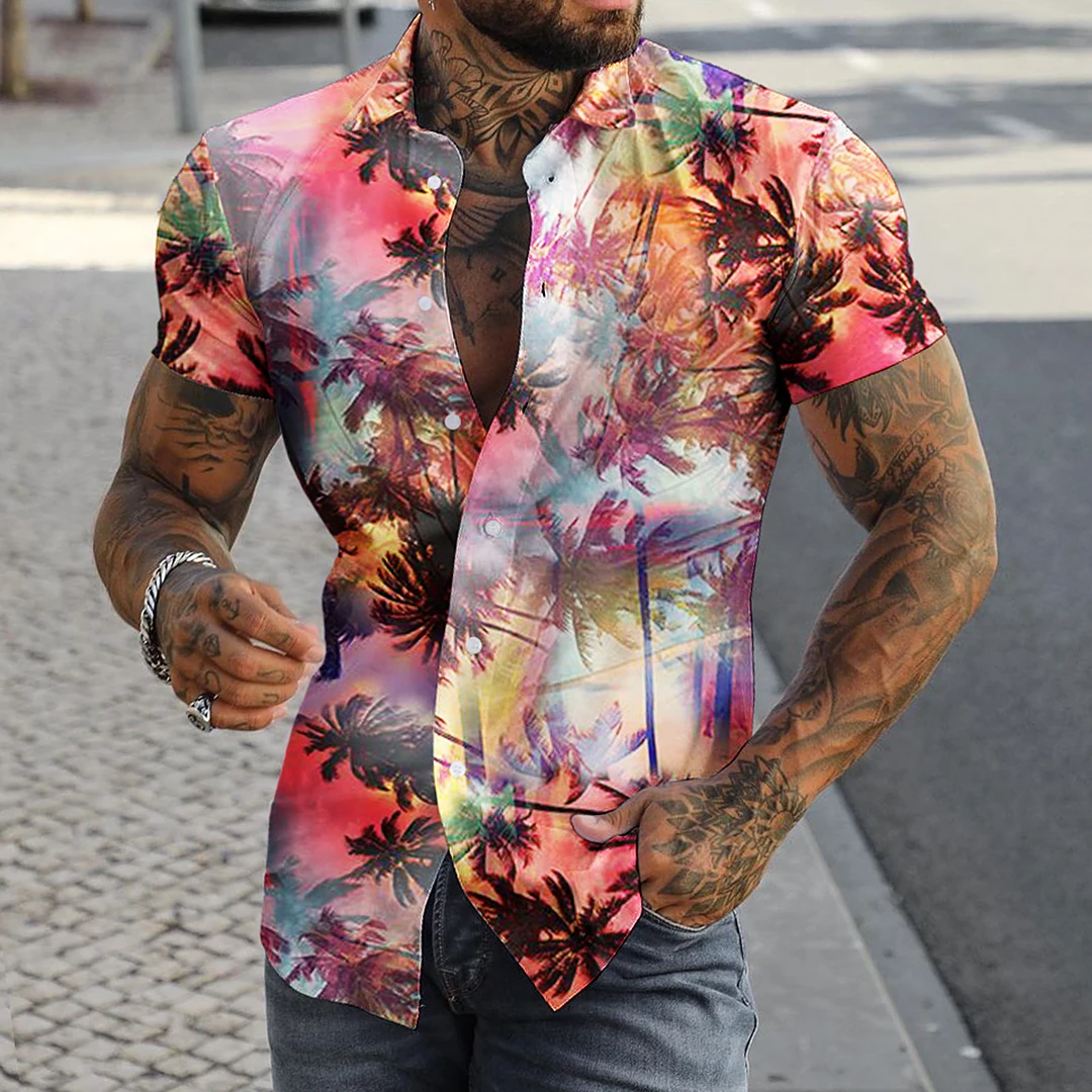 Men Shirt Trend Men's Tops Hawaiian Shirt Clothing Summer Fashion Short Sleeve Oversized Street Male Casual Shirts Free Shipping
Men Shirt Trend Men's Tops Hawaiian Shirt Clothing Summer Fashion Short Sleeve Oversized Street Male Casual Shirts Free Shipping