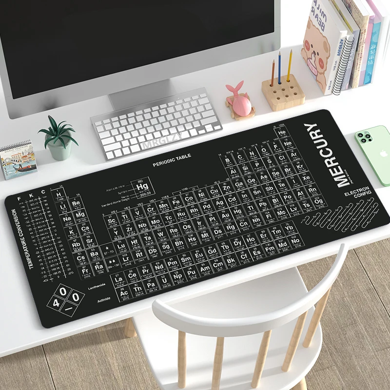 Periodic Table of Elements Mouse Pad Black Keyboard DeskMat Non-slip art Large Gaming Accessories Playmats Rug Mouse Mat Carpet
Periodic Table of Elements Mouse Pad Black Keyboard DeskMat Non-slip art Large Gaming Accessories Playmats Rug Mouse Mat Carpet