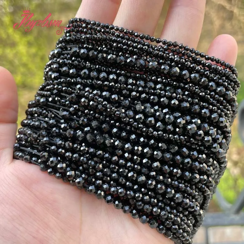 2mm 3mm 4mm Round Faceted Tiny Small Black Spinels Stone Spacer Beads for DIY Accessories Jewelry Making Necklace Bracelet 15"
2mm 3mm 4mm Round Faceted Tiny Small Black Spinels Stone Spacer Beads for DIY Accessories Jewelry Making Necklace Bracelet 15"