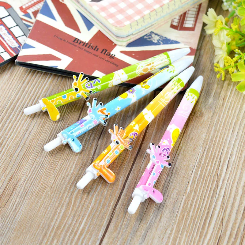 Игрушка с синими чернилами, школьная и офисная канцелярия, Детские милые шариковые ручки с мультяшным жирафом
Игрушка с синими чернилами, школьная и офисная канцелярия, Детские милые шариковые ручки с мультяшным жирафом