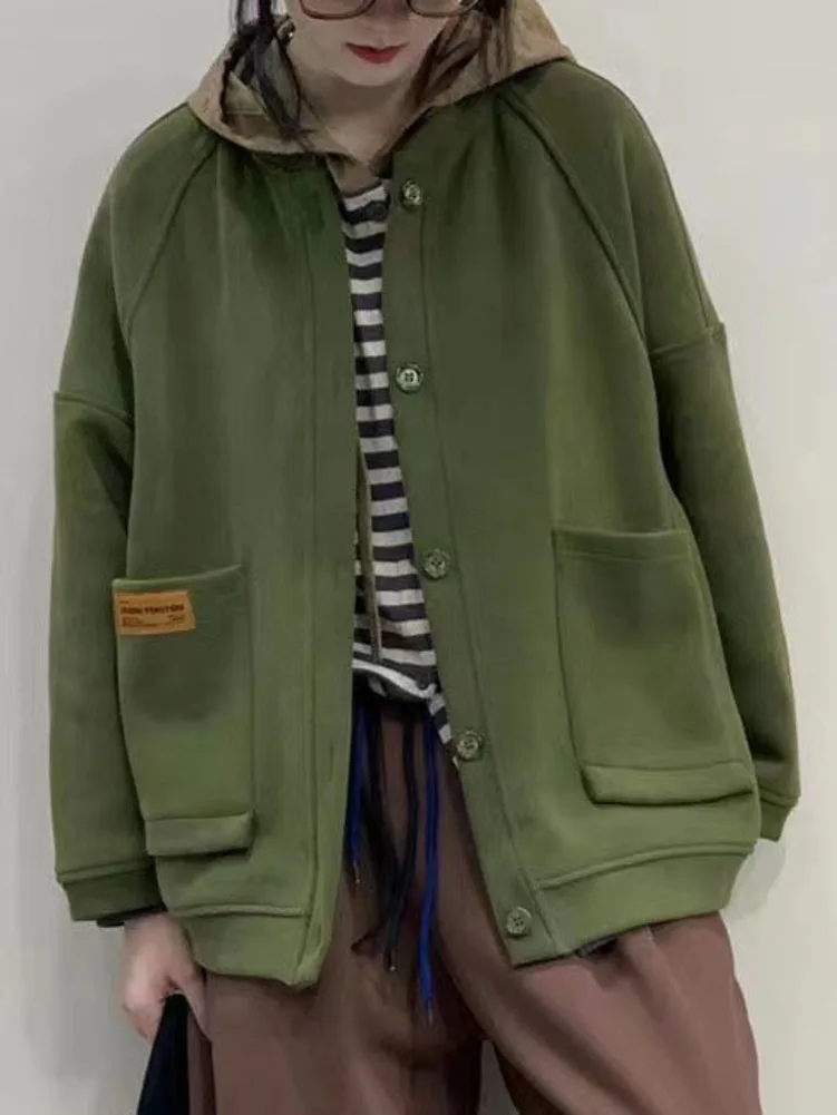 Solid Oversize Cardigan Sweatshirt Women Casual Spring Autumn Zipper Open-Up Callorless Coat Femme Streetwear Loose Outerwear
Solid Oversize Cardigan Sweatshirt Women Casual Spring Autumn Zipper Open-Up Callorless Coat Femme Streetwear Loose Outerwear