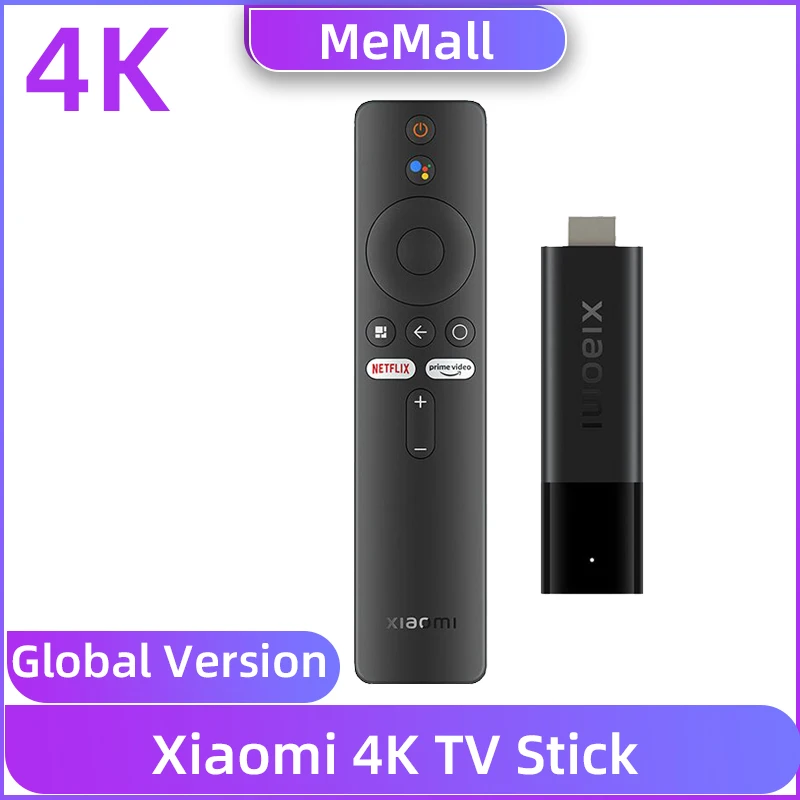 Global Version Xiaomi Mi TV Stick 4K Android 11.0 Portable 4K Streaming Media 2GB 8GB Multi Language TV Dongle
Global Version Xiaomi Mi TV Stick 4K Android 11.0 Portable 4K Streaming Media 2GB 8GB Multi Language TV Dongle