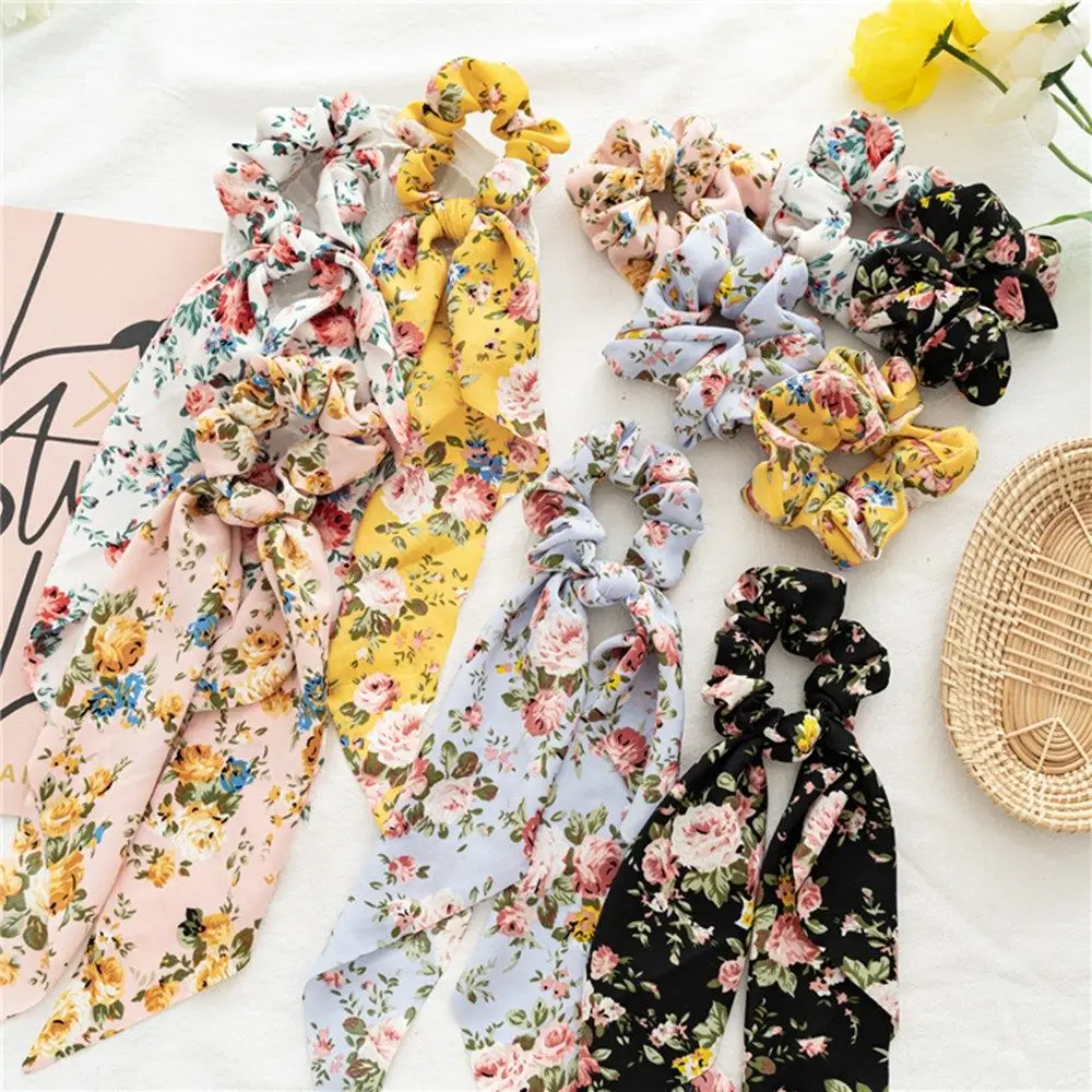 Floral Print Hair Accessories Elastic Ponytail Holder Hair Tie Hair Scrunchies Hair Ribbon Elastic Hair Bands
Floral Print Hair Accessories Elastic Ponytail Holder Hair Tie Hair Scrunchies Hair Ribbon Elastic Hair Bands