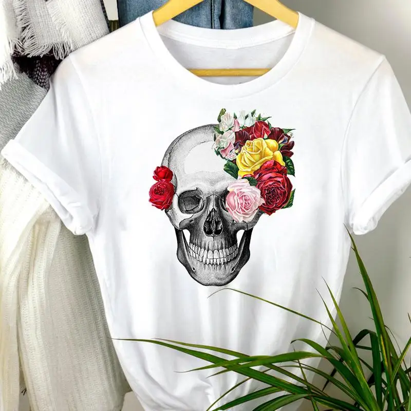 Women Skull Funny Cute Autumn Fall Thanksgiving Halloween Clothing Cartoon Print Tshirt Nice Sweet Tee Top Graphic T-shirt
Women Skull Funny Cute Autumn Fall Thanksgiving Halloween Clothing Cartoon Print Tshirt Nice Sweet Tee Top Graphic T-shirt