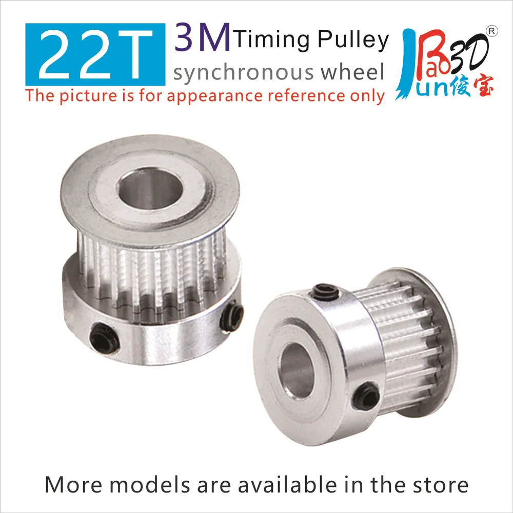 HTD3M 22T K Type Synchronous Gear Whell Width7 11MM Bore 3 4 5 6 6.35MM GT2 22Teeth Timing Belt Pulley Driving Medium 3D Printer
HTD3M 22T K Type Synchronous Gear Whell Width7 11MM Bore 3 4 5 6 6.35MM GT2 22Teeth Timing Belt Pulley Driving Medium 3D Printer