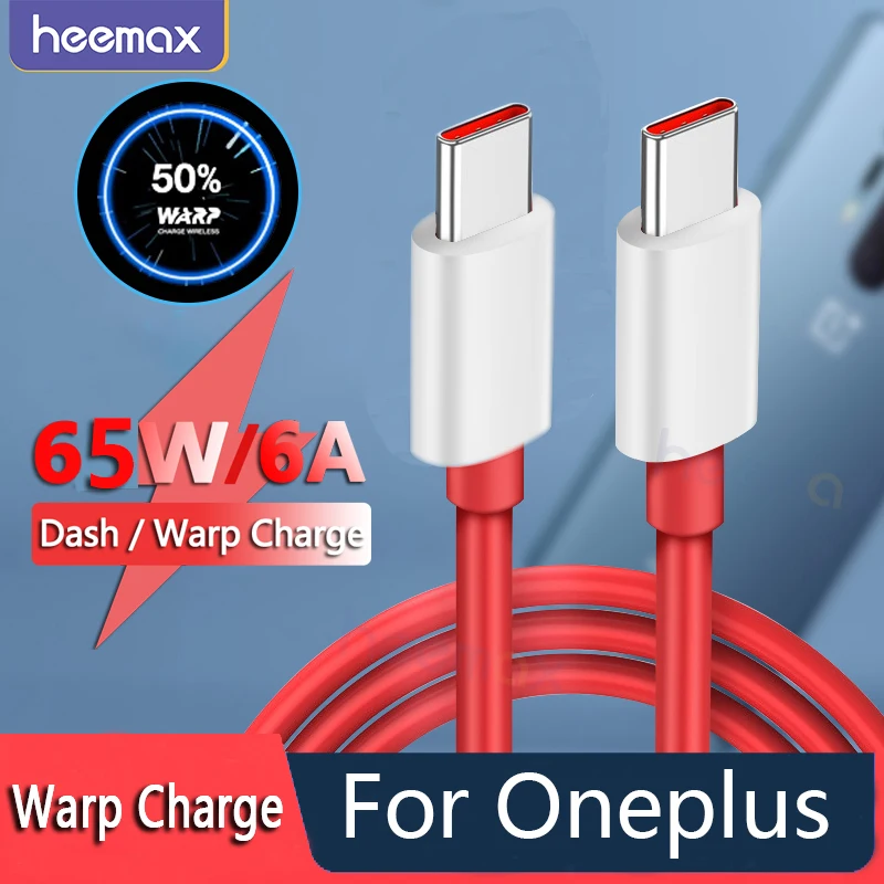 Зарядный кабель с деформацией 65 Вт 6 5a типа C к Type Usb PD USBC для Oneplus 8T One Plus 8t - купить по