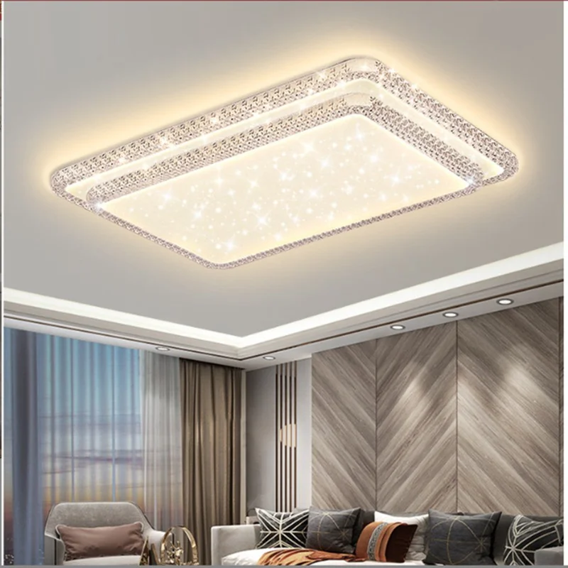 

Chandelier Light Luxury 2023 Imitation Crystal Living Room Ceiling Modern LED Bedroom Dining Den Simple Interior Pendant Lamps