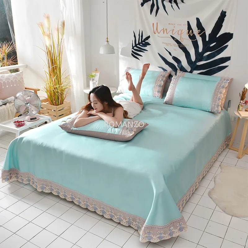 3-piece Set 250x250cm Kant Effen Kleur Ijs Zijde Mat Zomer Zachte Mat Driedelige Set Koele Mat Wasbare Ijs Zijde Mat
3-piece Set 250x250cm Kant Effen Kleur Ijs Zijde Mat Zomer Zachte Mat Driedelige Set Koele Mat Wasbare Ijs Zijde Mat