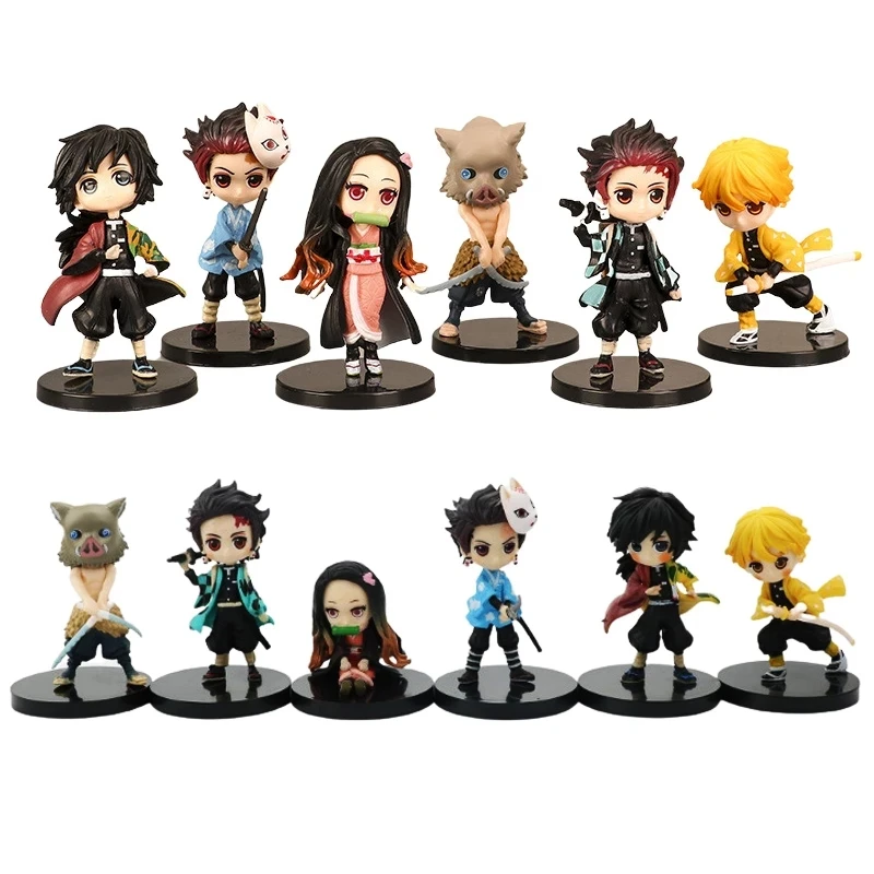 6pcs/set Anime Demon Slayer Figure Kimetsu No Yaiba Figure Q Posket Kamado Tanjirou Kamado Nezuko Agatsuma Figure Toys 7cm
6pcs/set Anime Demon Slayer Figure Kimetsu No Yaiba Figure Q Posket Kamado Tanjirou Kamado Nezuko Agatsuma Figure Toys 7cm