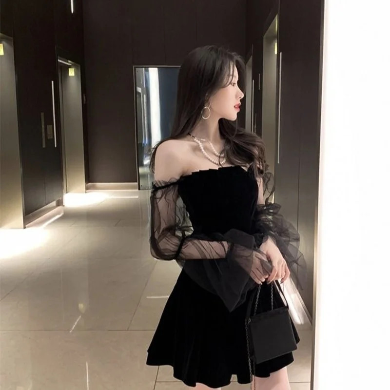 Women Y2k Club Dress Women Lace Chiffon Mini Dress Female High Street Sexy Korean Fashion Clothes New 2023 Black Retro Dress
Women Y2k Club Dress Women Lace Chiffon Mini Dress Female High Street Sexy Korean Fashion Clothes New 2023 Black Retro Dress
