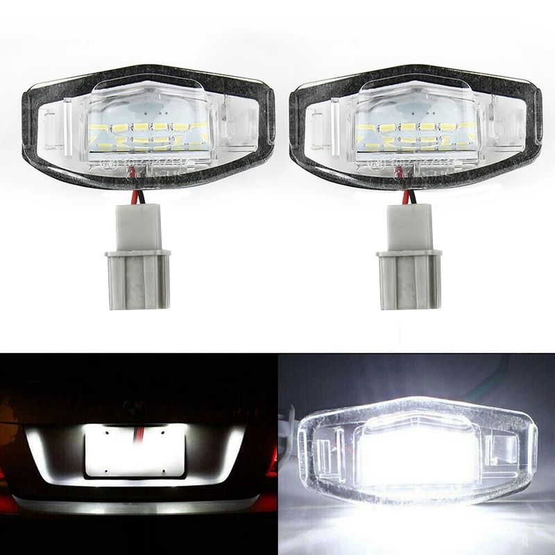 2pcs Car LED License Plate Lights 2003-2012 For Honda For Accord 6000K White 18 SMD LED Lights License Plate Light Lamp
2pcs Car LED License Plate Lights 2003-2012 For Honda For Accord 6000K White 18 SMD LED Lights License Plate Light Lamp