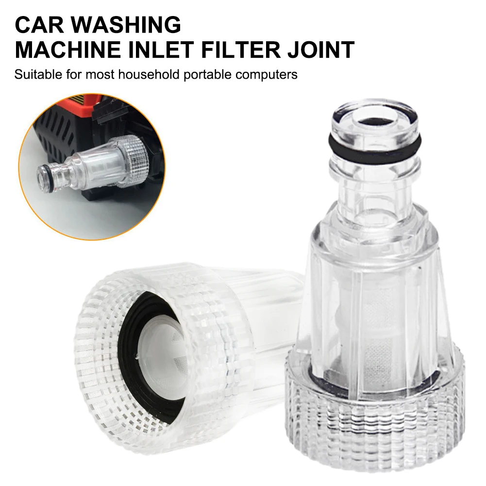 Clear Car Wash Machine Universal Water Filter 175PSI High-pressure Connection Fitting Pressure Washer Cleaning Supplies
Clear Car Wash Machine Universal Water Filter 175PSI High-pressure Connection Fitting Pressure Washer Cleaning Supplies