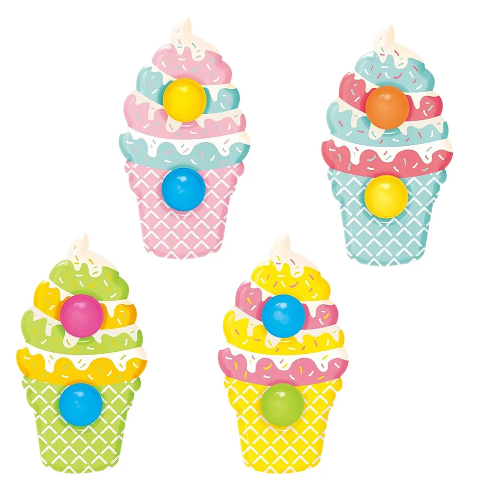 Soft Silicone Push Bubble Toys Rainbow Simulation Ice-Cream Cone Child Sensory Toys Finger Squeezing Game Gifts
Soft Silicone Push Bubble Toys Rainbow Simulation Ice-Cream Cone Child Sensory Toys Finger Squeezing Game Gifts