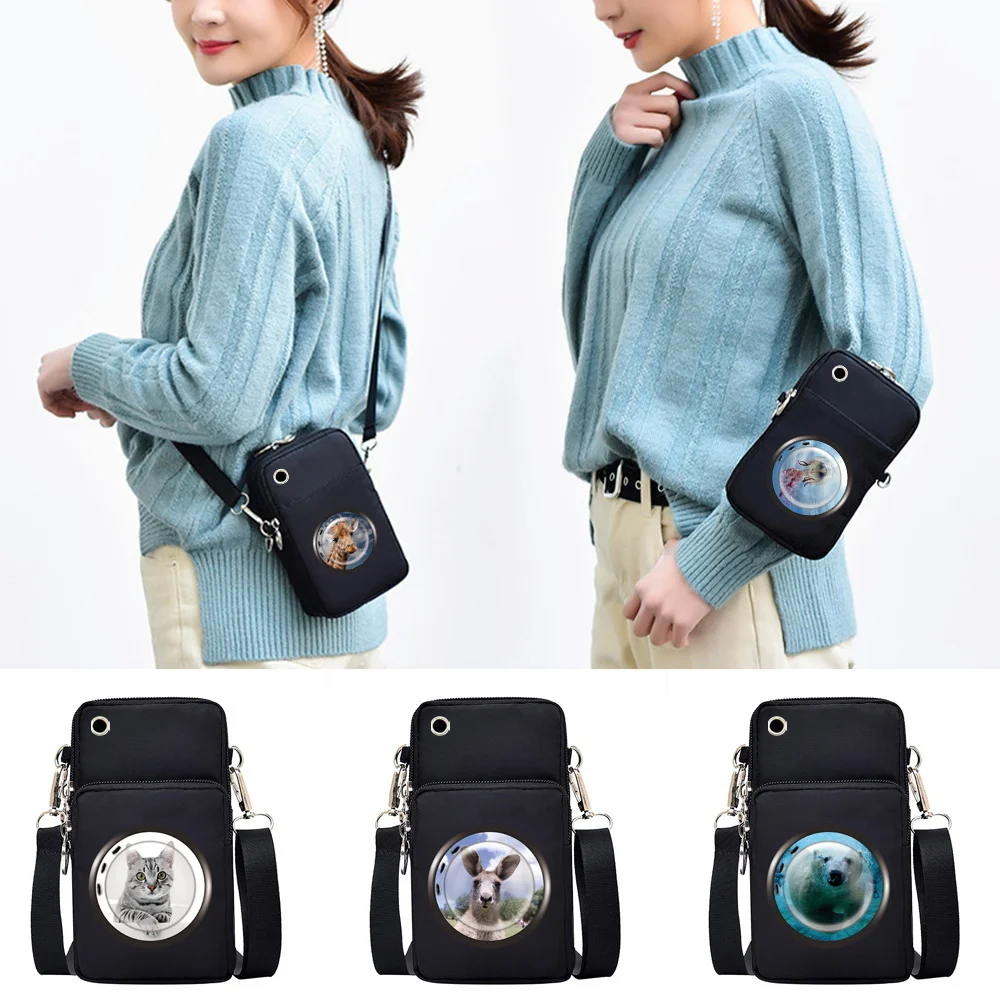 Модная женская сумка, забавная сумка с животным принтом, универсальная для Samsung/iphone/Huawei/Xiaomi, мужские сумки на запястье, чехол
Модная женская сумка, забавная сумка с животным принтом, универсальная для Samsung/iphone/Huawei/Xiaomi, мужские сумки на запястье, чехол