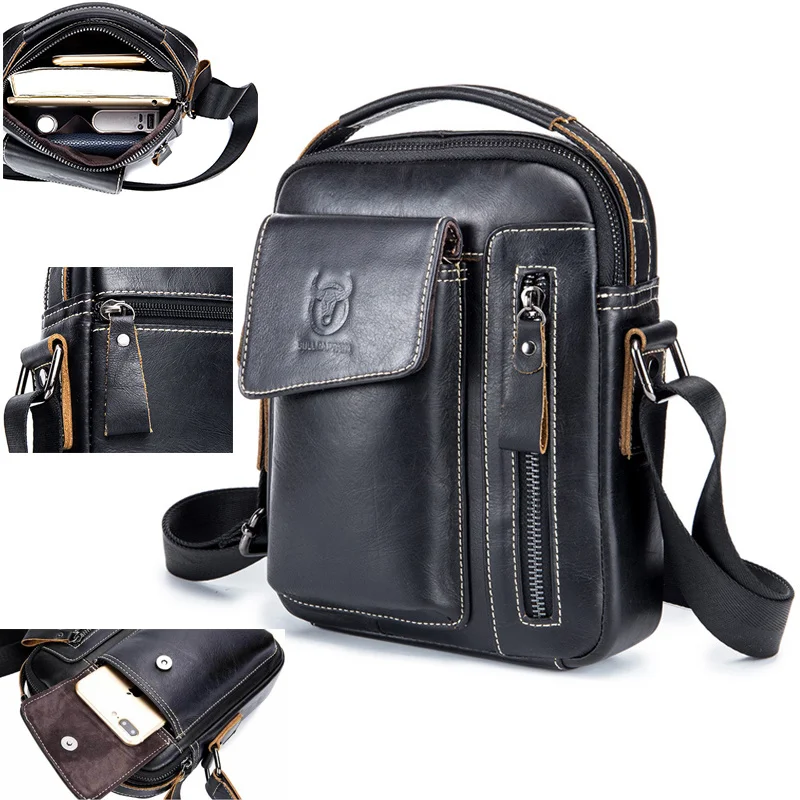 Men's Top Layer Cowhide Genuine Leather Shoulder Bags Crossbody Cross body Waterproof Travel Sling Bags Messenger Pack for Male
Men's Top Layer Cowhide Genuine Leather Shoulder Bags Crossbody Cross body Waterproof Travel Sling Bags Messenger Pack for Male