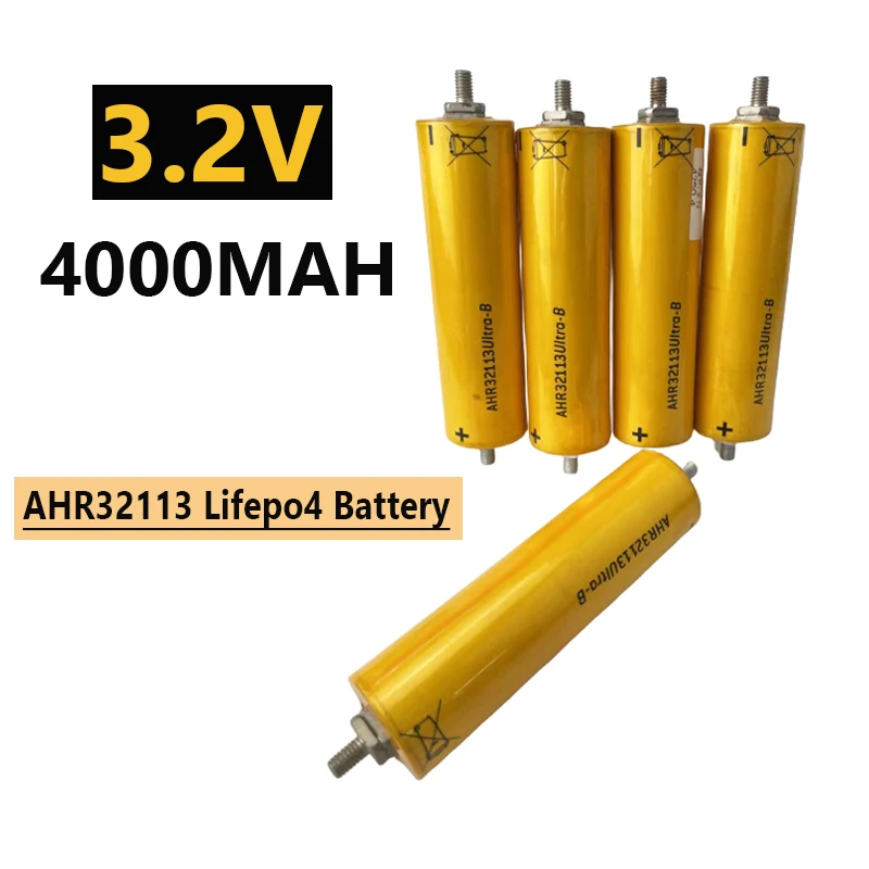 Rechargeable lithium iron phosphate 3.2V 4000mAh battery, brand new, suitable for A123 ahr32113-B LiFePO4, 45C
Rechargeable lithium iron phosphate 3.2V 4000mAh battery, brand new, suitable for A123 ahr32113-B LiFePO4, 45C