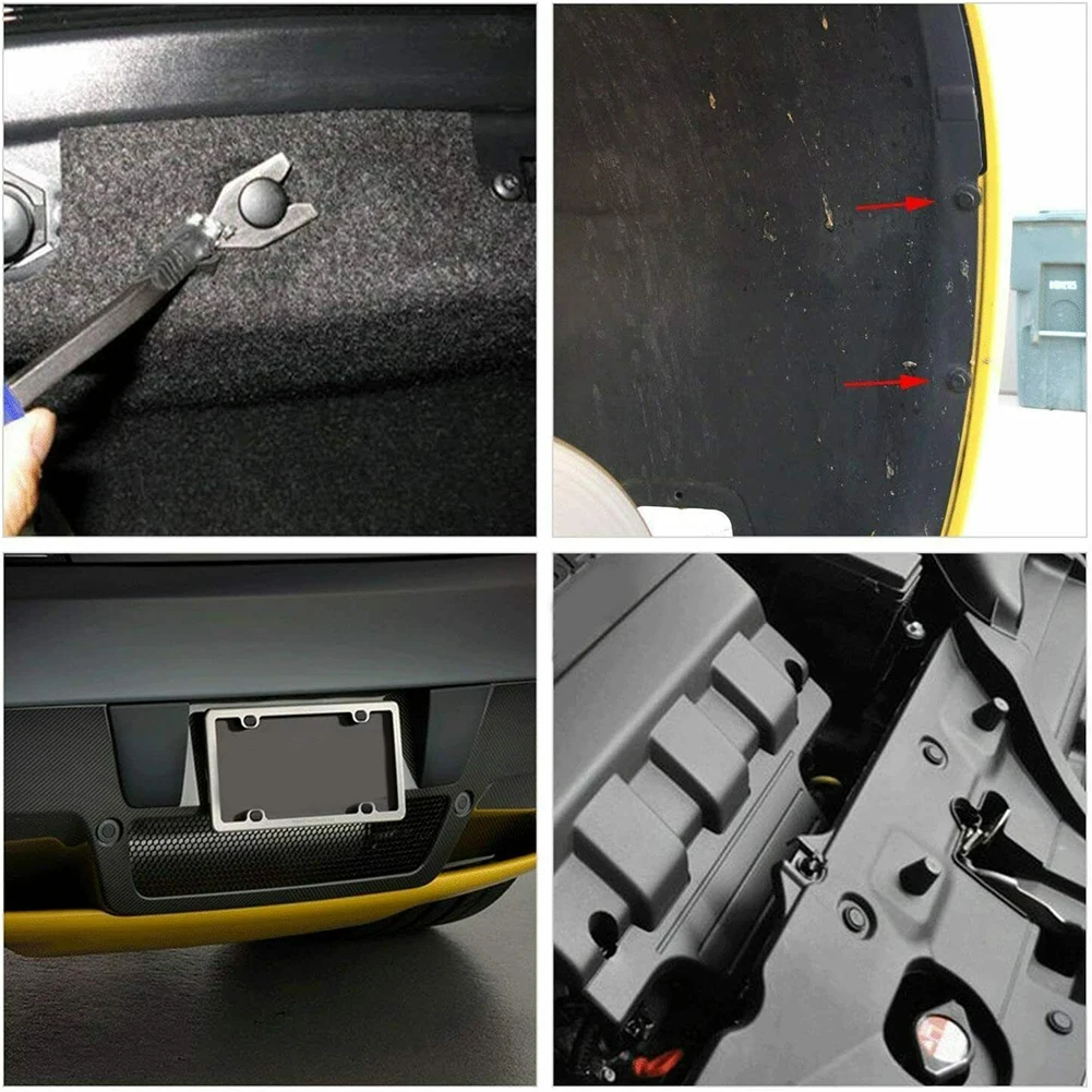 100 Pcs 8mm Hole Car Bumper Plastic Clips Shield Retainer Fender Fastener Rivets Auto Clips Hole Plastic Rivet
100 Pcs 8mm Hole Car Bumper Plastic Clips Shield Retainer Fender Fastener Rivets Auto Clips Hole Plastic Rivet