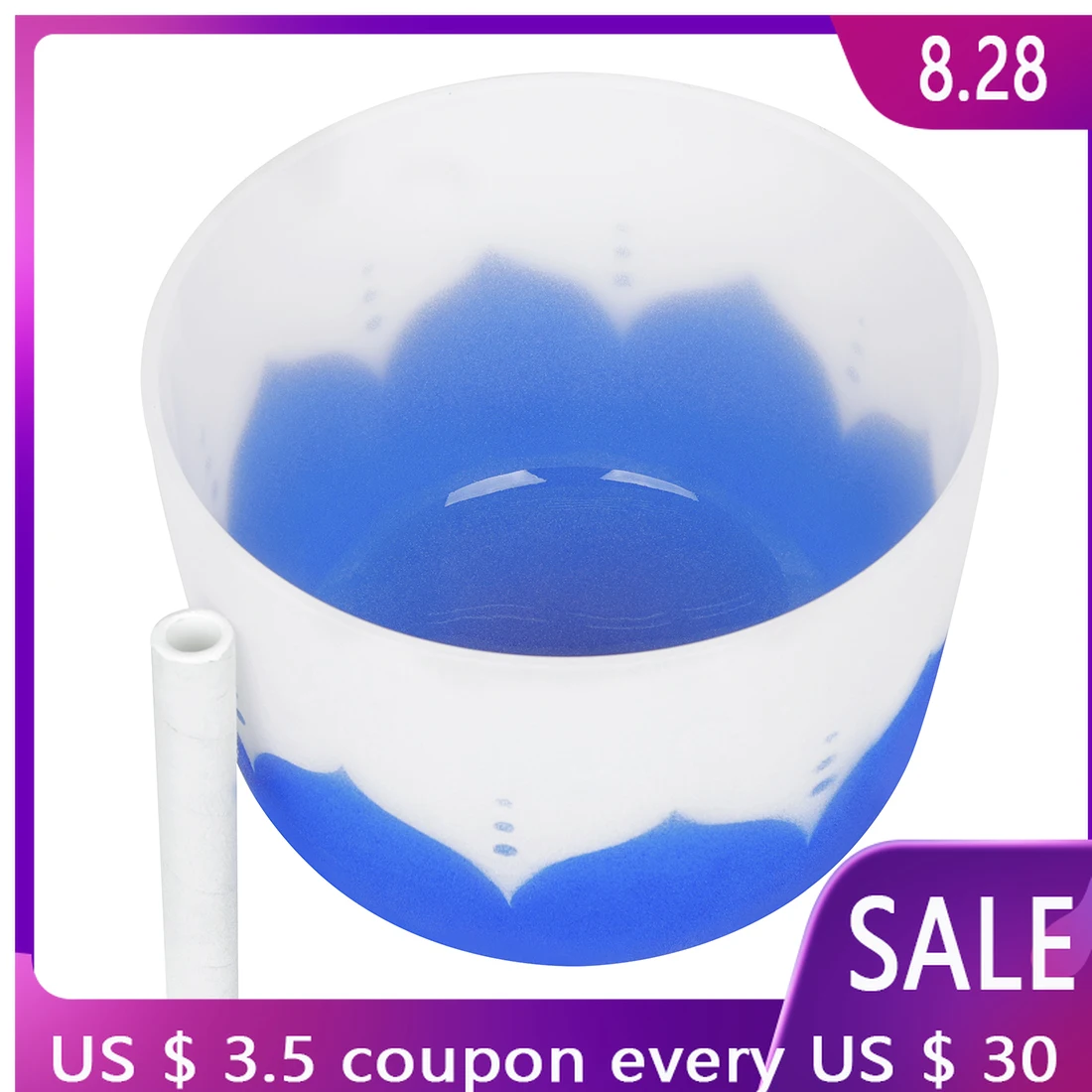 M MBAT Singing Bowl Frosted Therapy Note C 12 Inch Meditation Sheepskin Quartz Crystal Lotus Singing Bowl Crystal Sound Stick
M MBAT Singing Bowl Frosted Therapy Note C 12 Inch Meditation Sheepskin Quartz Crystal Lotus Singing Bowl Crystal Sound Stick