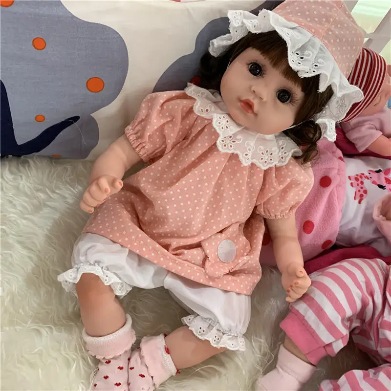 Zqswkl 45cm simulation reborn doll toddler talking toys for girls reborn babies real silicone reborn dolls reborn baby doll 
Zqswkl 45cm simulation reborn doll toddler talking toys for girls reborn babies real silicone reborn dolls reborn baby doll