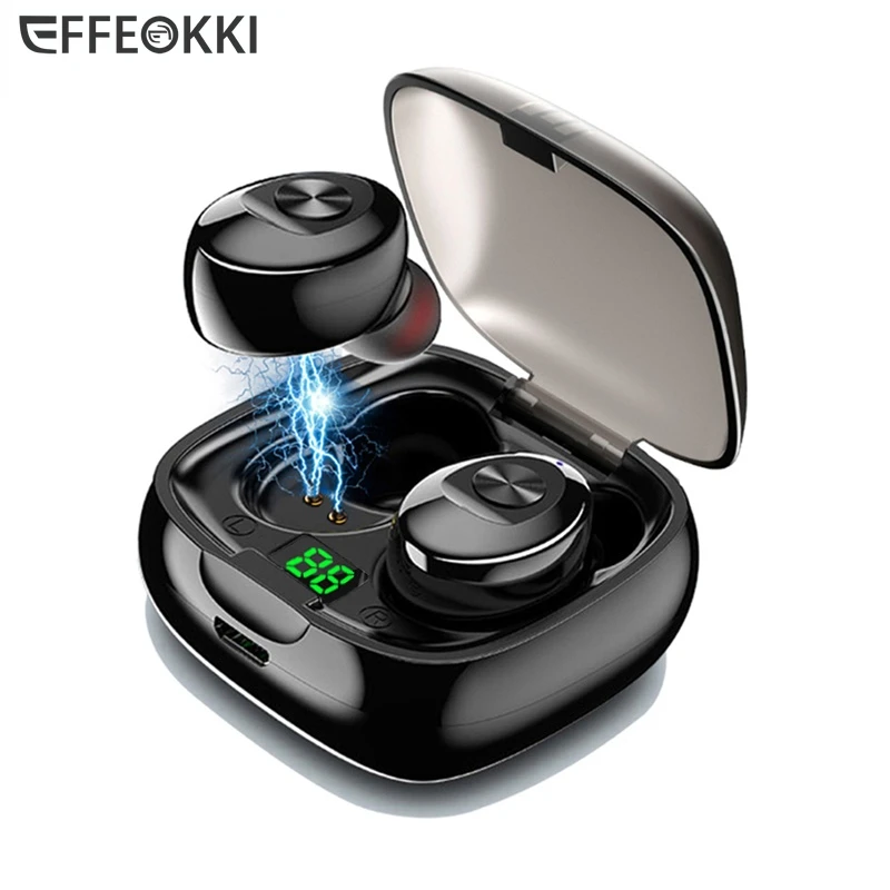 EFFEOKKI New Earphones Bluetooth High Quality Stereo Wireless Sports Earbuds TWS Bluetooth 5.0 Earphone HIFI Portable Stereo
EFFEOKKI New Earphones Bluetooth High Quality Stereo Wireless Sports Earbuds TWS Bluetooth 5.0 Earphone HIFI Portable Stereo