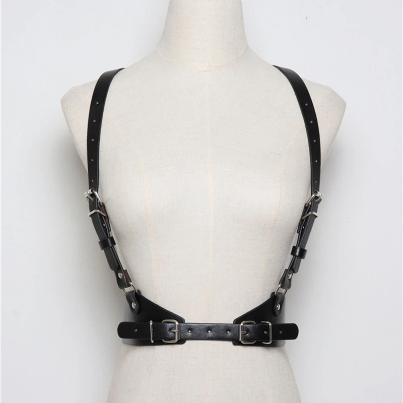 N58F Underbust Corset Top With Strap Clubwear For Women To Wear Out Leather Suspender Belt Punk Leather Harness Belt
N58F Underbust Corset Top With Strap Clubwear For Women To Wear Out Leather Suspender Belt Punk Leather Harness Belt