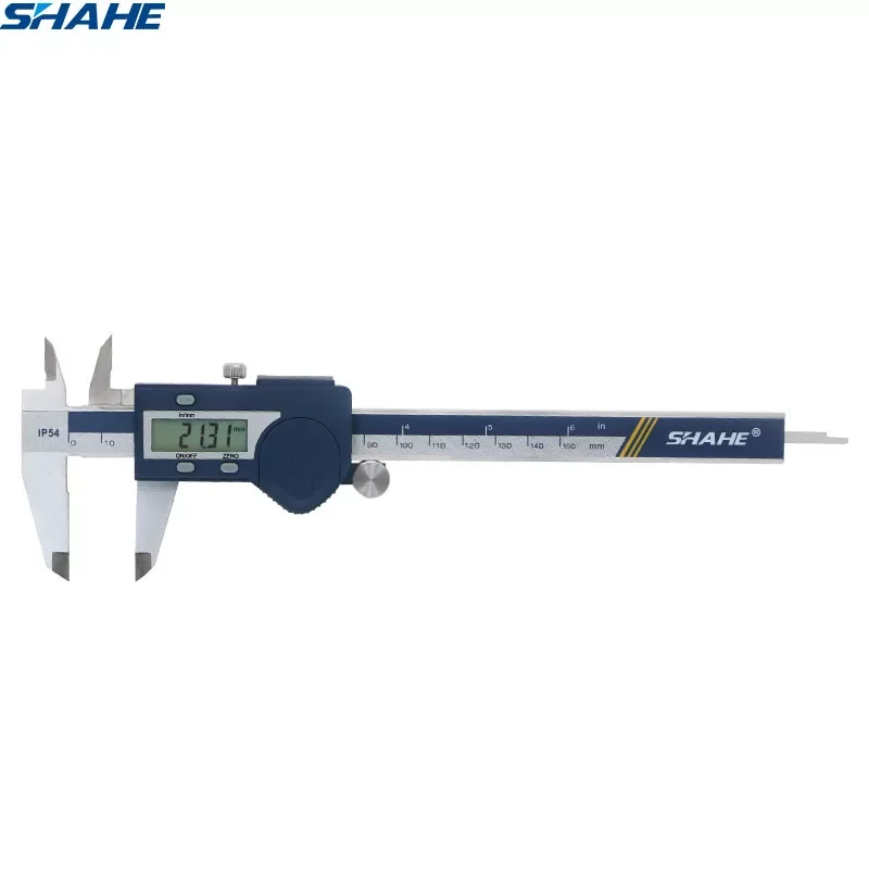 

SHAHE New Hardened Stainless Steel 0-150mm Digital Caliper Vernier Calipers Micrometer Electronic Vernier Caliper Measuring Tool