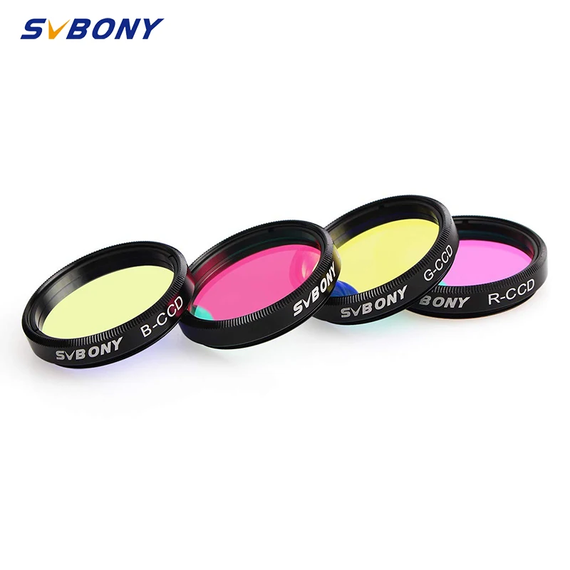 SVBONY F9170AB 1.25" / 2” LRGB Imaging Filter Set Anti-reflection Coated M28.5x0.6/M48.5x0.75 Suitable for Deepsky CCD Imaging
SVBONY F9170AB 1.25" / 2” LRGB Imaging Filter Set Anti-reflection Coated M28.5x0.6/M48.5x0.75 Suitable for Deepsky CCD Imaging