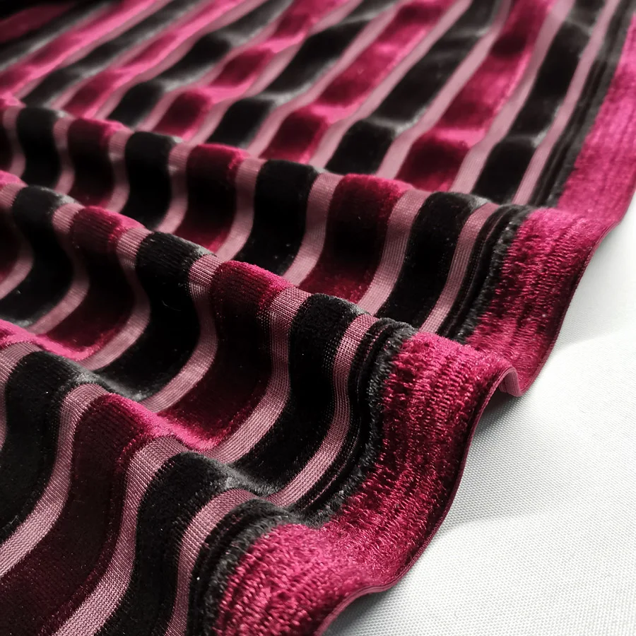 Qualified Velvet Fabric 2 tone Stripe Dress Trousers Stretchy Fabric shirt Clothes Soft Velvet Home Textile
Qualified Velvet Fabric 2 tone Stripe Dress Trousers Stretchy Fabric shirt Clothes Soft Velvet Home Textile