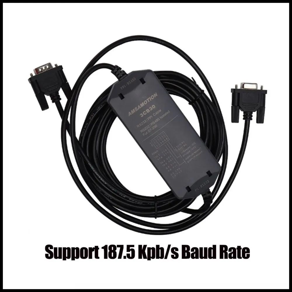 CNC new 2022 RS232 PPI Cable PC-RS232 PPI-RS485 Isolated For S7-200 PLC Programming Cable 6ES7901-3CB30-0XA0 Support WIN7/XP
CNC new 2022 RS232 PPI Cable PC-RS232 PPI-RS485 Isolated For S7-200 PLC Programming Cable 6ES7901-3CB30-0XA0 Support WIN7/XP
