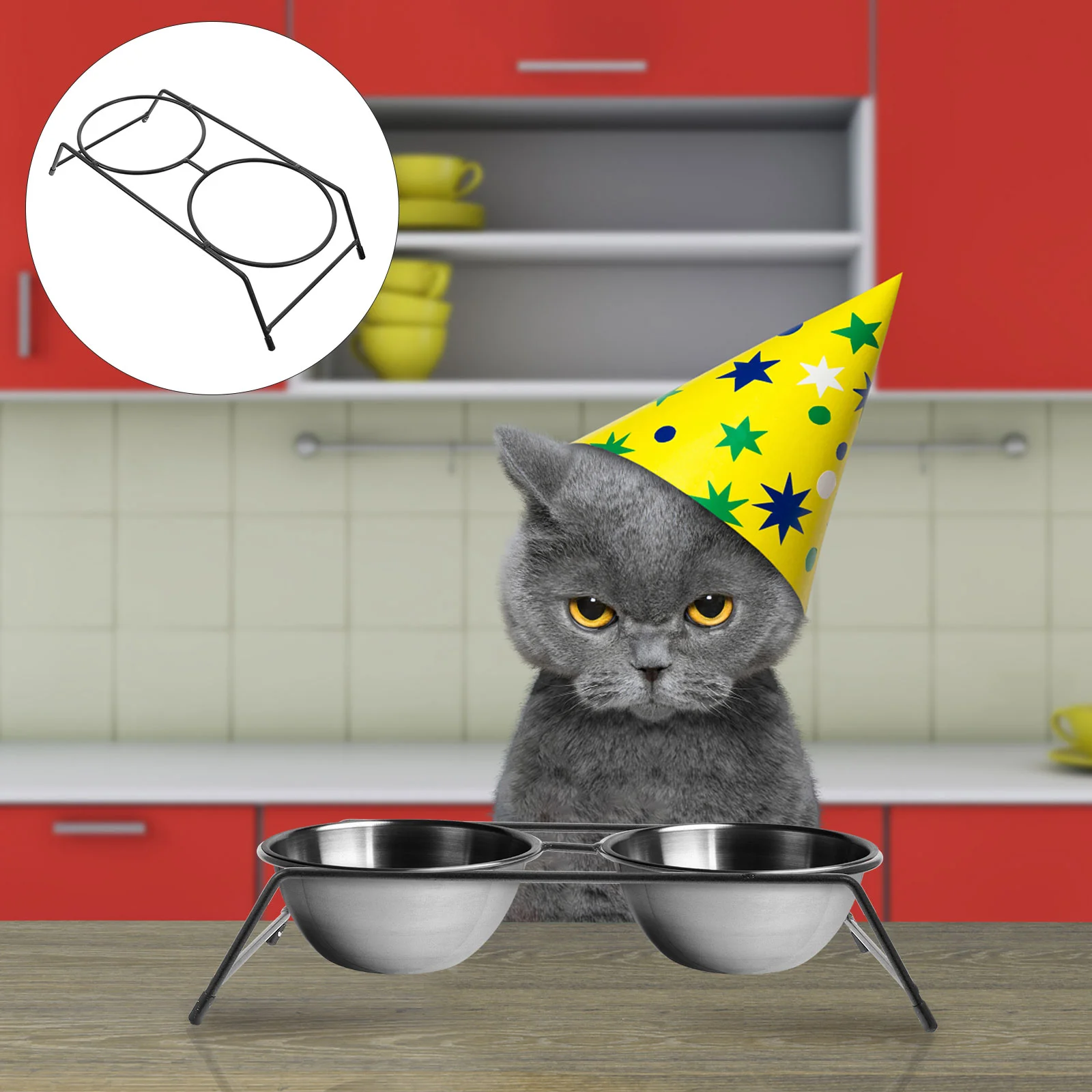 Железная подставка для кошек, керамическая миска для собак, товары для домашних животных, кормушка для кошек, подставка для кошачьей миски, ...
Железная подставка для кошек, керамическая миска для собак, товары для домашних животных, кормушка для кошек, подставка для кошачьей миски, ...