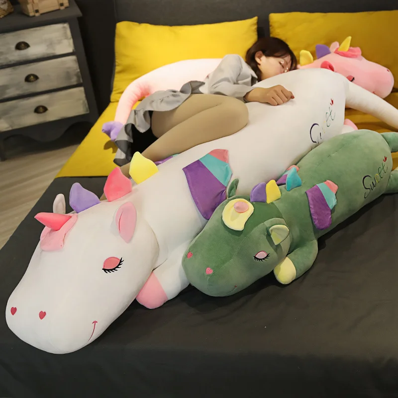 60cm-150cm Giant Lying Sleeping Unicorn Plush Toy Big Cartoon Animals Unicornio Bed Pillow Stuffed Throw Pillow Cushion for Girl
60cm-150cm Giant Lying Sleeping Unicorn Plush Toy Big Cartoon Animals Unicornio Bed Pillow Stuffed Throw Pillow Cushion for Girl