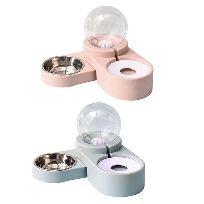 Pet Cat Dog Water Food Feeder Automatic Dispenser 1.8L Bubble Water Container Stainless Steel Bowl For Drinking Eating
Pet Cat Dog Water Food Feeder Automatic Dispenser 1.8L Bubble Water Container Stainless Steel Bowl For Drinking Eating