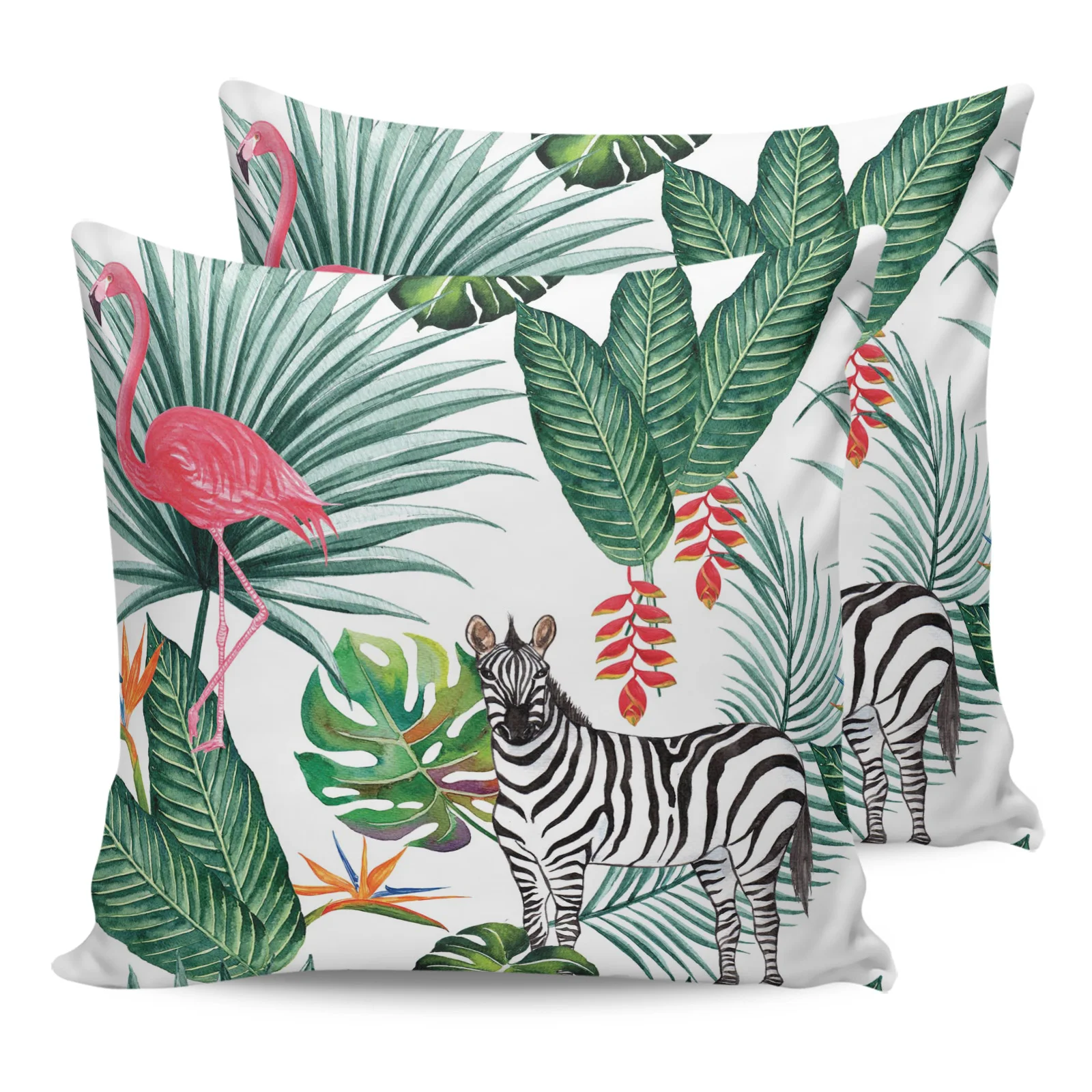 2PC Pillowcase Zebra Flamingo Tropical Jungle Sofa Cushion Cover Bed Dakimakura Pillow Cover House Home Decorative Pillow Cases
2PC Pillowcase Zebra Flamingo Tropical Jungle Sofa Cushion Cover Bed Dakimakura Pillow Cover House Home Decorative Pillow Cases