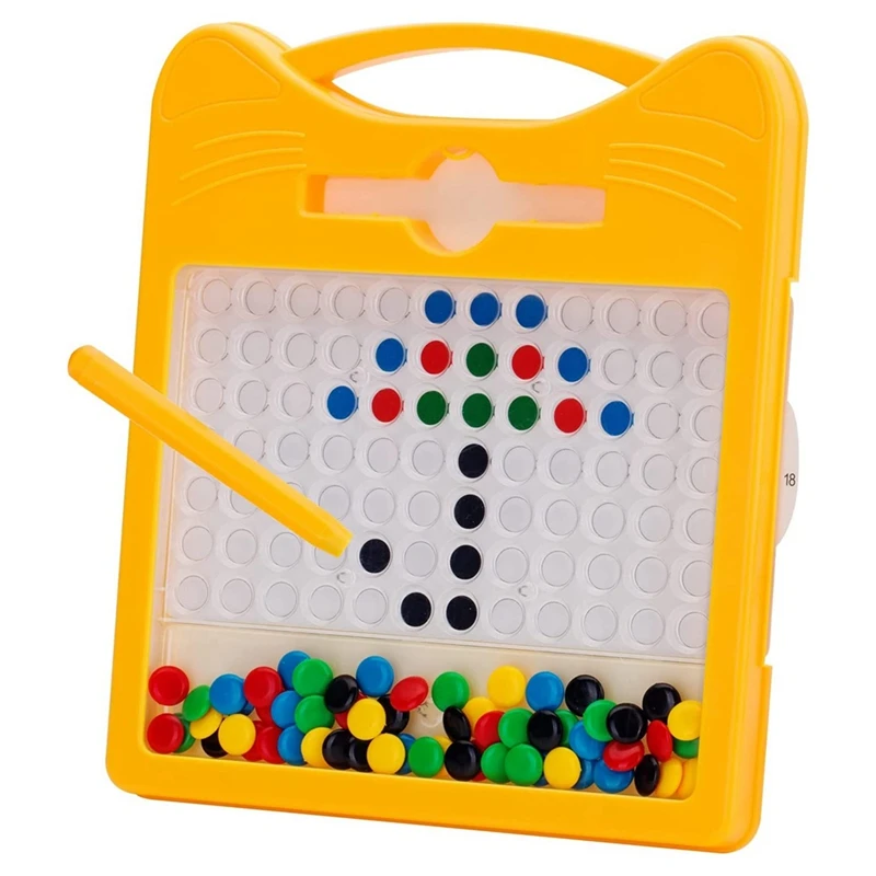 Magnetic Drawing Board With Colourful Beads And Drawing Stylus For Kids & Toddlers 3-5 Years 
Magnetic Drawing Board With Colourful Beads And Drawing Stylus For Kids & Toddlers 3-5 Years
