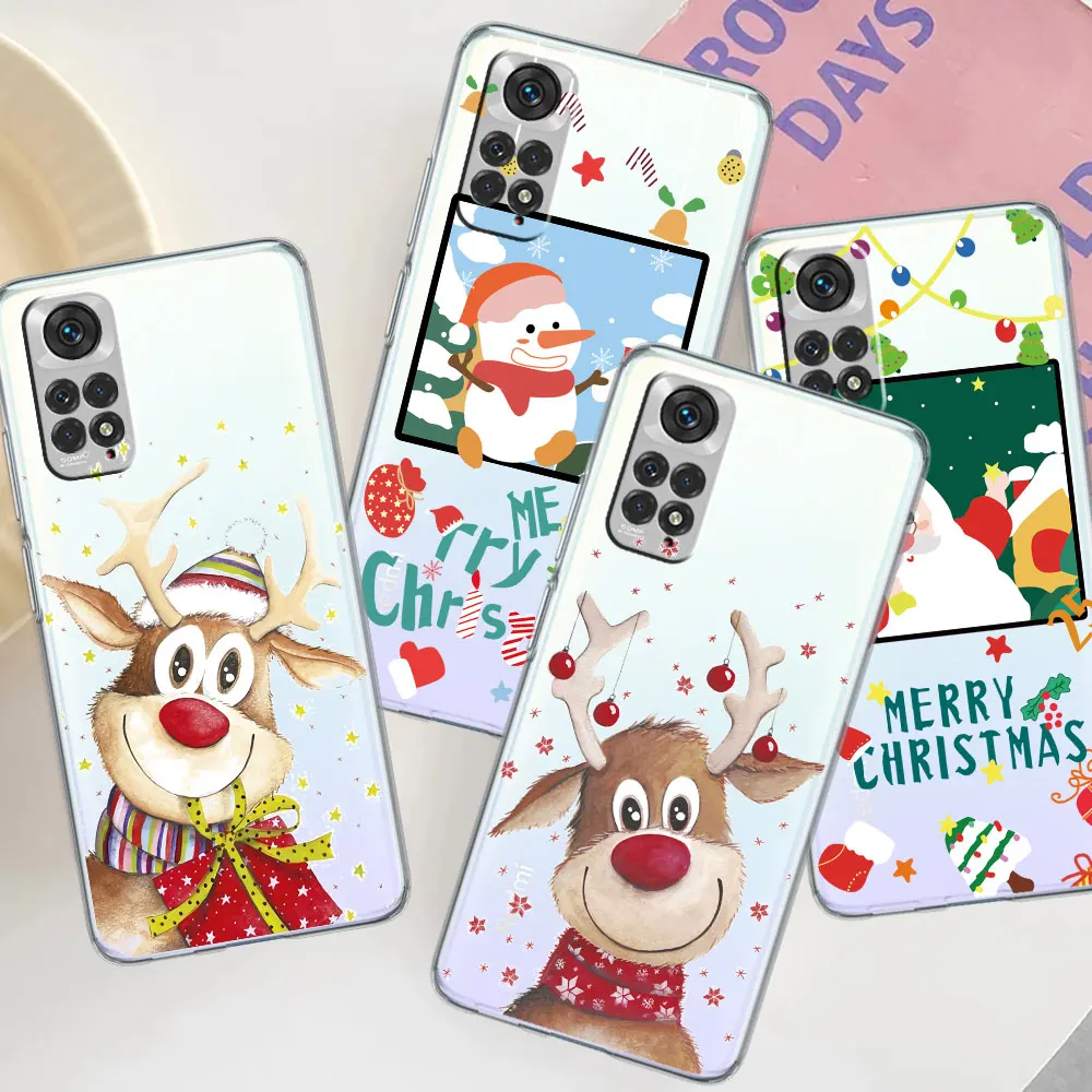 Phone Case for Xiaomi Redmi Note 11 10 9 8 K40 Pro 9S 11T 10S 9C 11S 9A 7 9T F1 X3 Soft Funda Cover Christmas Red Nose Cute Elk
Phone Case for Xiaomi Redmi Note 11 10 9 8 K40 Pro 9S 11T 10S 9C 11S 9A 7 9T F1 X3 Soft Funda Cover Christmas Red Nose Cute Elk
