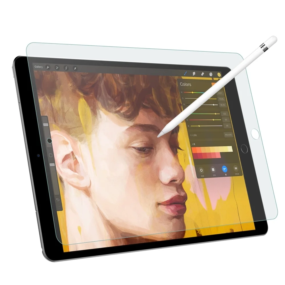 PET Screen Protector for iPad 12.9" 2017/2015,Write,Draw and Sketch with the Apple Pencil Like on Paper
PET Screen Protector for iPad 12.9" 2017/2015,Write,Draw and Sketch with the Apple Pencil Like on Paper