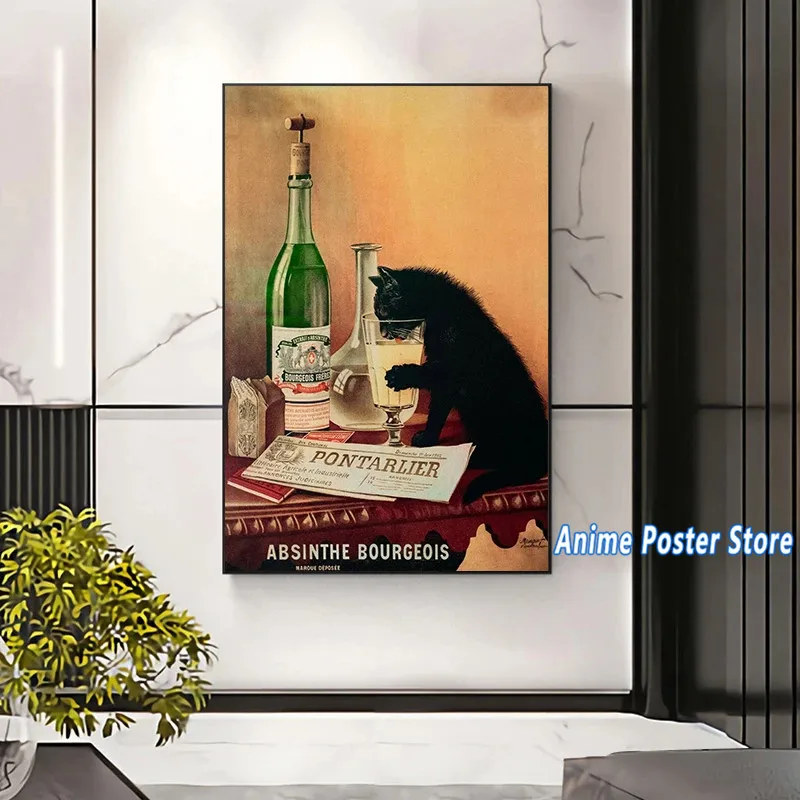 Retro A-Absinthe B-Bourgeois Poster And Prints Vintage French Cat Alcohol Picture On Canvas Painting Wall Art Home Decor Cuadros
Retro A-Absinthe B-Bourgeois Poster And Prints Vintage French Cat Alcohol Picture On Canvas Painting Wall Art Home Decor Cuadros