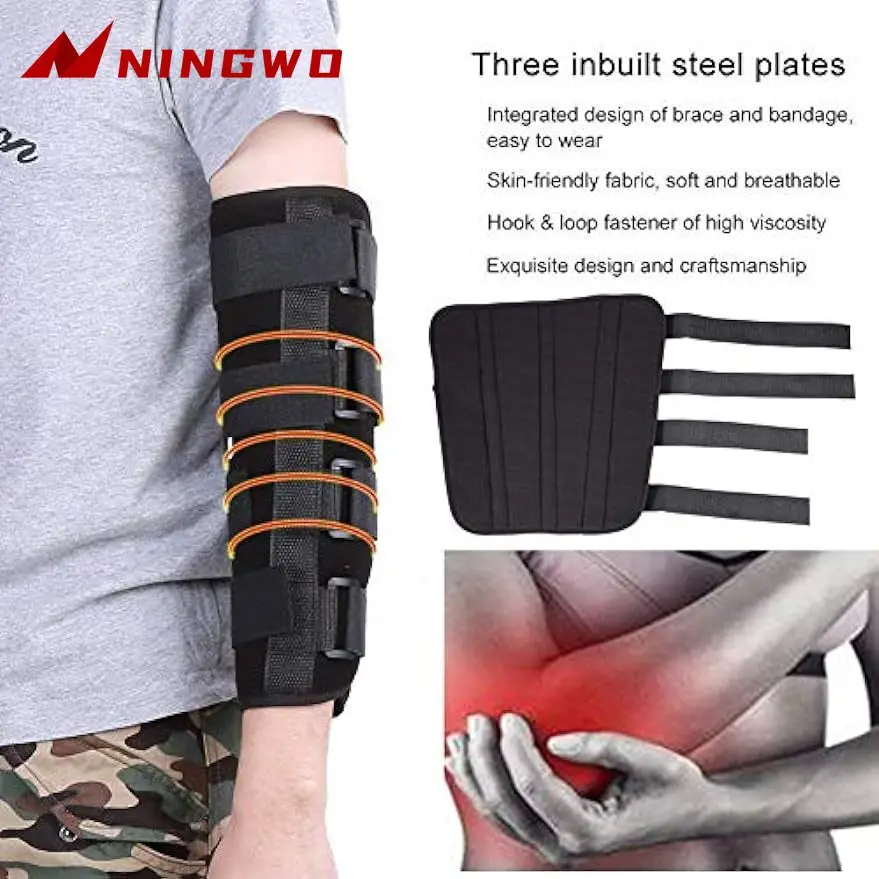 Elbow Support Brace, Breathable Winter Style Arm Splint Fracture Stabilizer Joint Pain Relief, Injury Recovery Night Protector
Elbow Support Brace, Breathable Winter Style Arm Splint Fracture Stabilizer Joint Pain Relief, Injury Recovery Night Protector