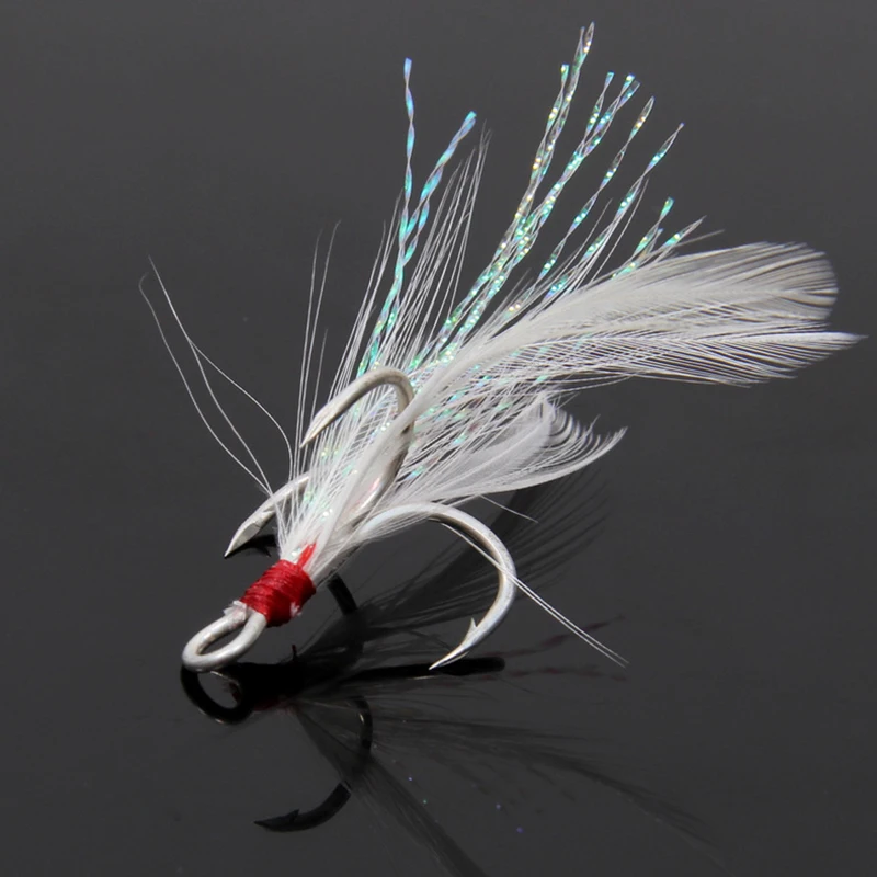 100pcs/lot blood hook Ower Brand Fishing Tackle Treble Hook With White Color Feather
100pcs/lot blood hook Ower Brand Fishing Tackle Treble Hook With White Color Feather
