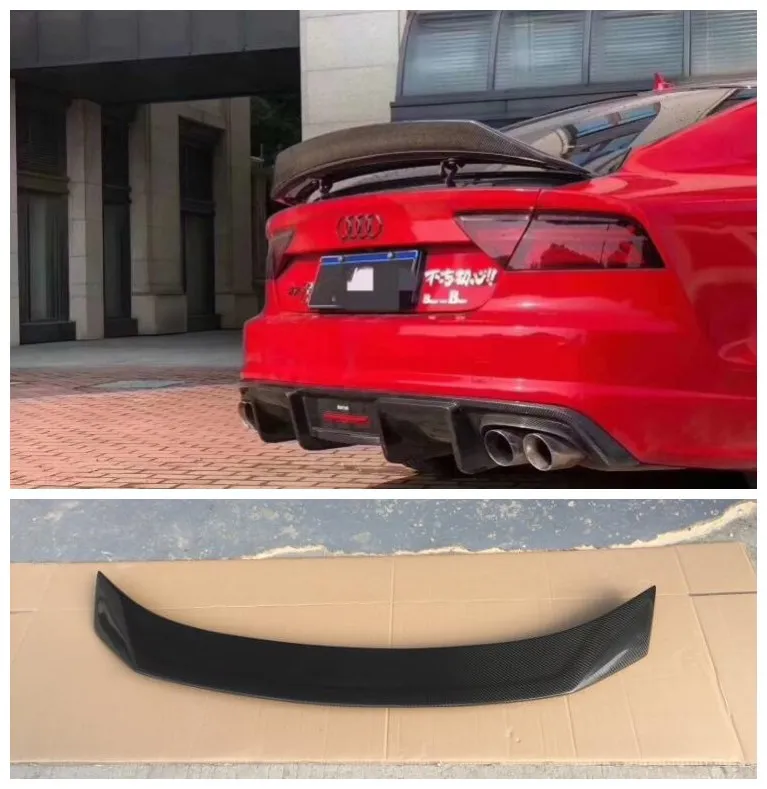 High Quality Carbon Fiber Rear Trunk Lip Spoiler Splitter Wing Fits For Audi A7 S7 2012-2019
High Quality Carbon Fiber Rear Trunk Lip Spoiler Splitter Wing Fits For Audi A7 S7 2012-2019