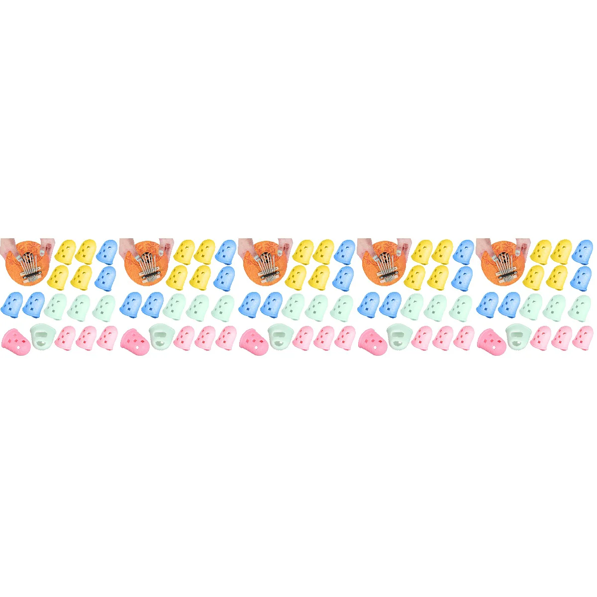 80 Pcs Covers Silicone Caps Flexible Guitar Fingertip Protectors Fingertip Protectors for Guitar Players Thumb Protectors
80 Pcs Covers Silicone Caps Flexible Guitar Fingertip Protectors Fingertip Protectors for Guitar Players Thumb Protectors