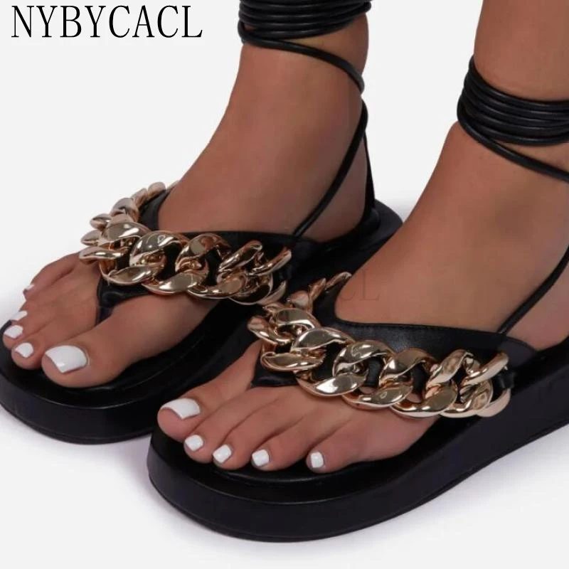 Sandals Women Summer New 2022 Fashion Chain Gladiator Shoes Woman Chunky Platform Sandals Casual Beach Shoes Female Flip Flops
Sandals Women Summer New 2022 Fashion Chain Gladiator Shoes Woman Chunky Platform Sandals Casual Beach Shoes Female Flip Flops